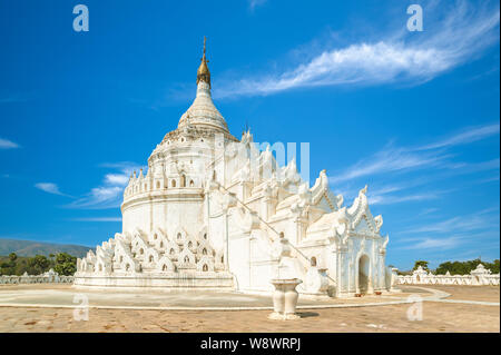 Dans la Pagode Myatheindan Hsinbyume ou nergal, Mingun Banque D'Images