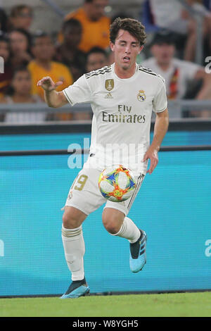 Rome, Italie. Août 11, 2019. Rome, Italie - 11 août 2019 : Odriozola (REAL MADRID) en action pendant le match amical AS ROMA VS REAL MADRID au Stadio Olimpico à Rome. Agence Photo crédit : indépendante/Alamy Live News Banque D'Images