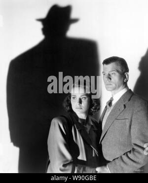 JOSEPH COTTEN Alida Valli et dans le troisième homme (1949), réalisé par Carol Reed. Credit : LONDON FILMS / Album Banque D'Images