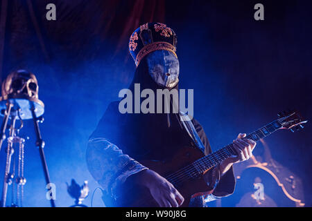 Danemark, copenhague - Août 10th, 2019. Le groupe de black metal polonais Batushka effectue un concert live à KB Hallen à Copenhague. (Photo crédit : Gonzales Photo - Peter Troest Banque D'Images