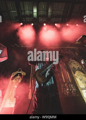 Danemark, copenhague - Août 10th, 2019. Le groupe de black metal polonais Batushka effectue un concert live à KB Hallen à Copenhague. (Photo crédit : Gonzales Photo - Nikolaj Bransholm). Banque D'Images