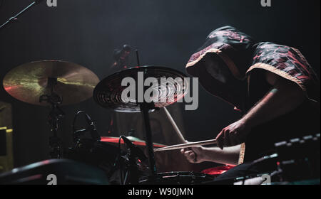 Danemark, copenhague - Août 10th, 2019. Le groupe de black metal polonais Batushka effectue un concert live à KB Hallen à Copenhague. (Photo crédit : Gonzales Photo - Nikolaj Bransholm). Banque D'Images