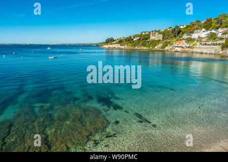 Le village pittoresque de St Mawes sur la péninsule de Roseland près de Falmouth en Cornouailles, Angleterre, Royaume-Uni. Banque D'Images