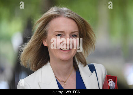 Secrétaire du Commerce international Liz Truss à Downing Street à Londres. Banque D'Images