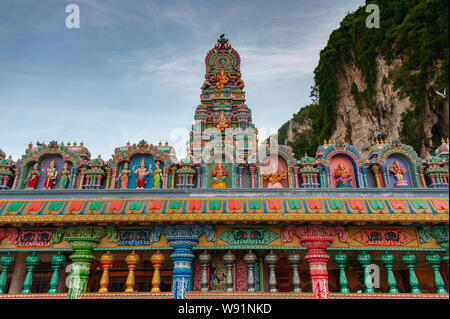 Temple de Murugan, grottes de Batu, Kuala Lumpur, Malaisie. Banque D'Images