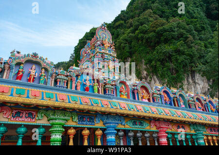 Temple de Murugan, grottes de Batu, Kuala Lumpur, Malaisie. Banque D'Images