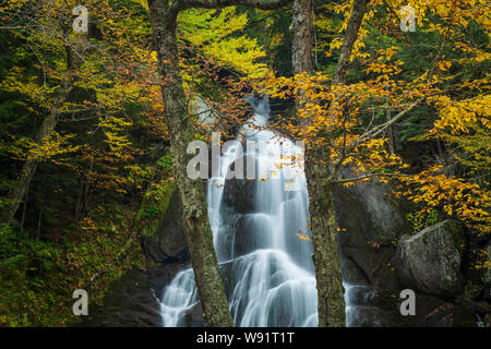 Moss Glen Falls, Green Mountain National Forest, Vermont Banque D'Images