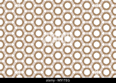 Modèle sans couture. Fond blanc et cercles se chevauchant dans la lumière et couleurs sombres. Banque D'Images