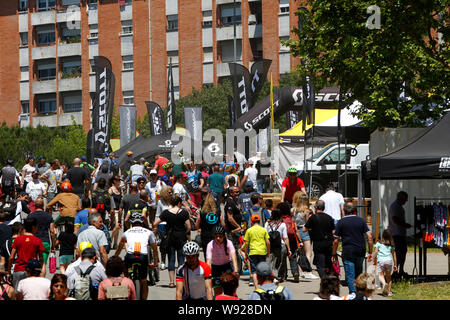 Loutre de mer Europe Bike Show 2019 à Gérone, Espagne Banque D'Images