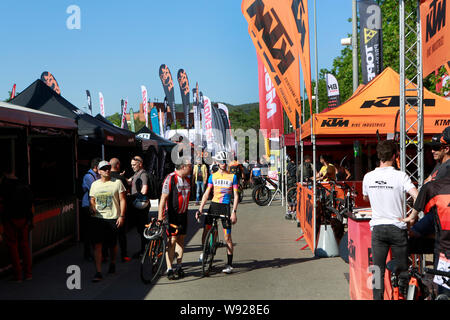 Loutre de mer Europe Bike Show 2019 à Gérone, Espagne Banque D'Images