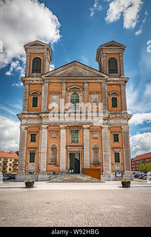 L'Église Fredrik est situé à Karlskrona, Blekinge Lan, le sud de la Suède. Situé sur Stortorget, la place principale dans le centre-ville. Banque D'Images