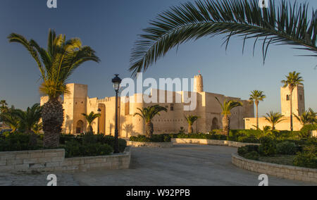 Ribat de Monastir - le plus célèbre monument de la ville de Monastir, Tunisie Banque D'Images