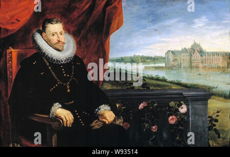 Peter Paul Rubens, Jan Brueghel l'ancien, l'archiduc Albert d'Autriche, (1559-1621), portrait, vers 1615 Banque D'Images
