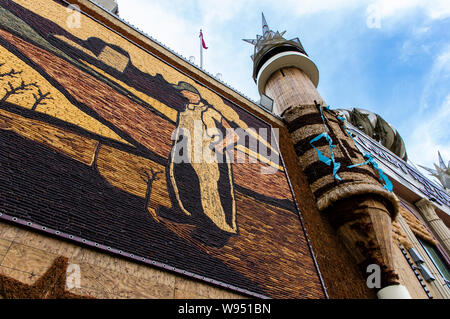 La seule corn palace, situé dans la région de Mitchell le Dakota du Sud Banque D'Images