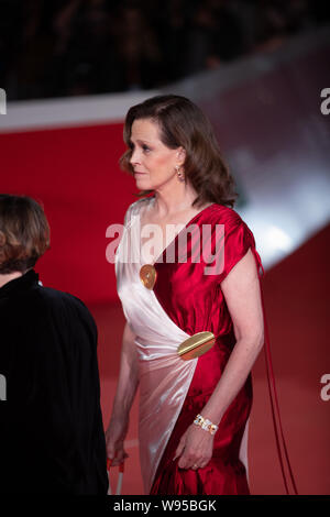 Sigourney Weaver assiste au Festival du Film de Rome Banque D'Images