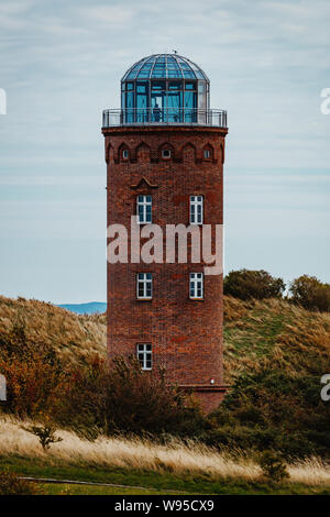 L'Peilturm (balise) de la mer à Cap Arkona sur l'île allemande de Rügen en mer Baltique dans le Mecklembourg-Poméranie-Occidentale Banque D'Images