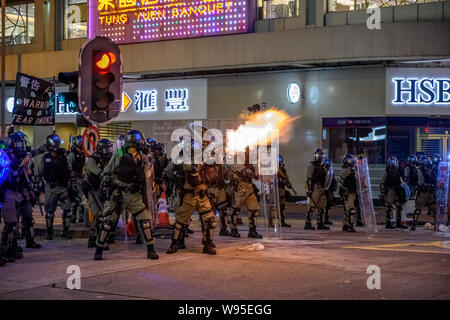 Hong Kong - Aug 11, 2019 11 août : Hong Kong style flashmob protester contre l'Extradition tout sur Hong Kong. Banque D'Images