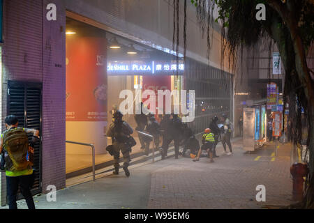 Hong Kong - Aug 11, 2019 11 août : Hong Kong style flashmob protester contre l'Extradition tout sur Hong Kong. Banque D'Images