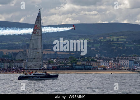 Affichage de l'air 27 de juillet 2019 dans le ciel ouvert. Bray,Co.Wicklow, Irlande Banque D'Images