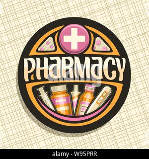 Logo Vector pour la pharmacie Illustration de Vecteur