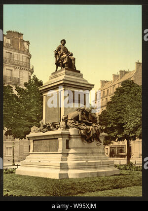 Alexandre Dumas, monument, Paris, France Banque D'Images