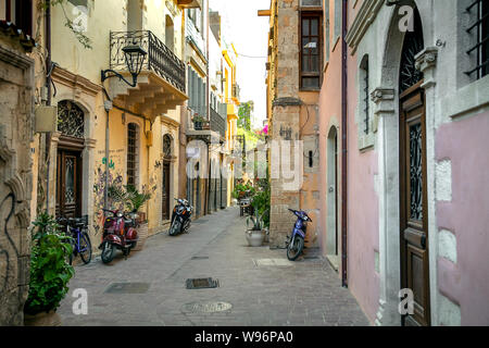 Ruelle de la vieille ville. La Grèce. La Crète. Hania. Banque D'Images