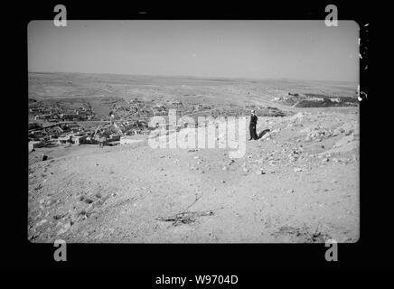 Amman. 24e anniversaire de la révolte arabe sous le Roi Hussein & Laurent, le 11 septembre 1940, célébration. Panorama d'Amman. L'article IV. À partir de South Hill Banque D'Images