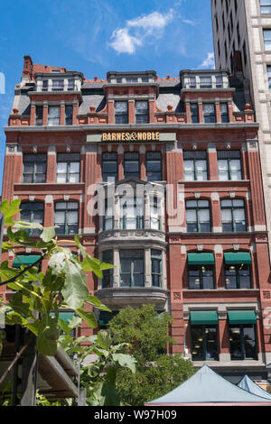 Librairie Barnes and Noble est situé sur Union Square, New York, États-Unis d'Amérique du Nord Banque D'Images