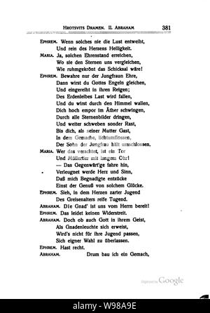 Deutsche Dichter des Mittelalters Lateinischen 381. Banque D'Images