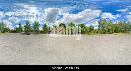 Vue panoramique à 360° de Zone de loisirs "sous le Chêne", Holmets, région de Transcarpathie