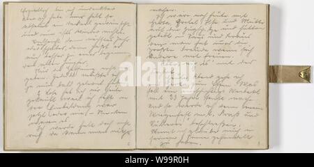 Journal d'Eva Braun page 2. Banque D'Images