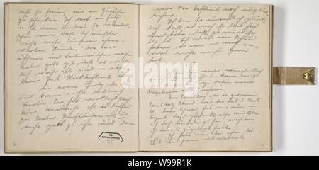 Journal d'Eva Braun page 4. Banque D'Images