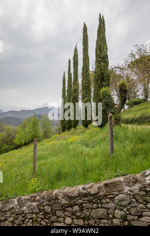 Castelnuovo di Garfagnana en Toscane, Italie Banque D'Images