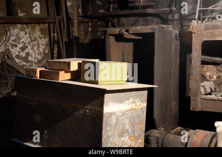 Vieux, antique et abdandoned dans cet atelier de malheur Banque D'Images