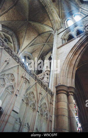 L'intérieur de la cathédrale de Truro en Angleterre, au Royaume-Uni. Banque D'Images