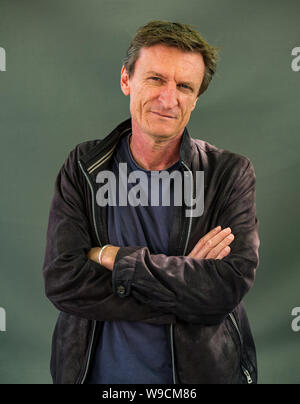 Édimbourg, Écosse, Royaume-Uni, 13 août 2019. Edinburgh International Book Festival. Sur la photo : Marcus Malte, un auteur français. Il a reçu le Prix Femina pour le garçon en 2016. Aujourd'hui à la fête du livre qu'il parle de son roman historique Le garçon Banque D'Images