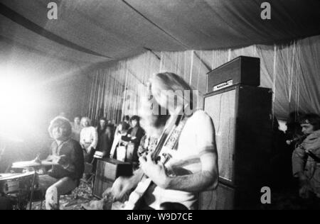 Le groupe de jolies choses au Festival d'Amougies, 24-28 octobre, 1969 Banque D'Images