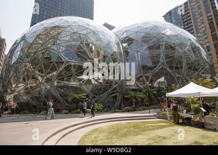 AMAZON , SEATTLE CAMPUS Banque D'Images