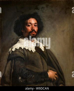 Juan de Pareja (1606-1670), assistant de l'artiste en esclavage, portrait peint par Diego Velazquez, 1650 Banque D'Images