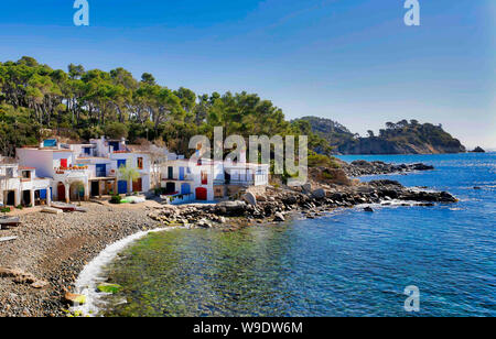 Espagne, Catalogne, province de Gérone , ville de Palamos, Costa Brava, l'Alguer Beach Banque D'Images