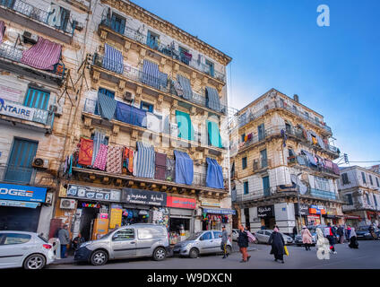 L'Algérie, Alger, Bab El Oued District Banque D'Images