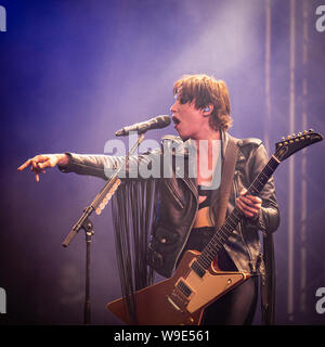 Zebda sur scène au Festival 2019 Copenhell à Copenhague. Ici Lzzy Hale au chant et guitare Banque D'Images