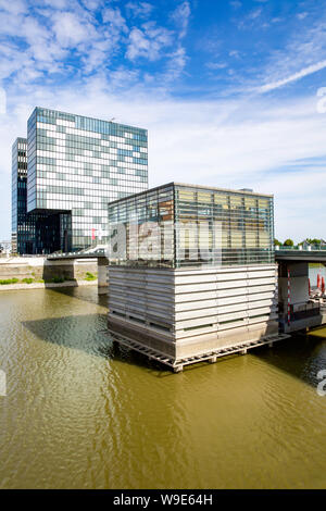 Hyatt à Port de Düsseldorf - Allemagne Banque D'Images