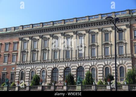 Palais Royal de Stockholm - Monument à Gamla Stan (vieille ville). Banque D'Images