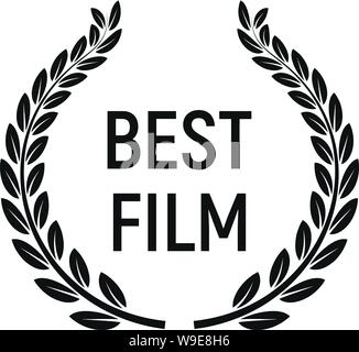 Prix du meilleur film. Simple illustration de meilleur film icône vecteur pour la conception web isolé sur fond blanc Illustration de Vecteur