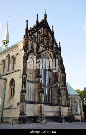 Blick auf den St. paulus Dom in der Altstadt von Münster Banque D'Images