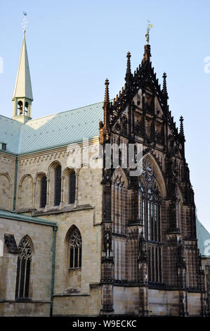 Blick auf den St. paulus Dom in der Altstadt von Münster Banque D'Images