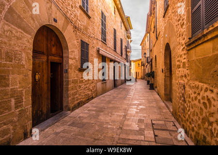 Vieille Ville à Alcúdia, Majorque, Espagne Banque D'Images