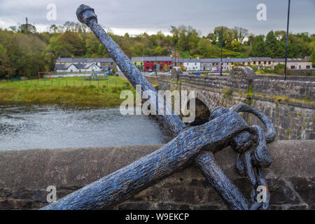 Vieux ponts de pierre à Newport, Mayo, Irlande Banque D'Images