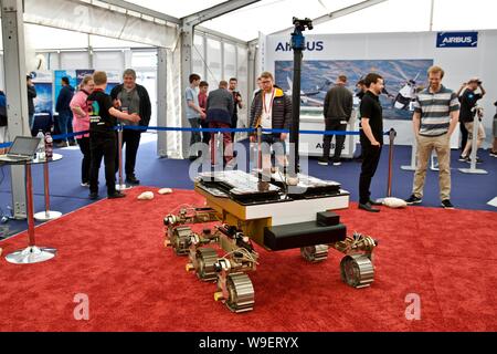 Le Rover ExoMars s'affichent dans la zone Techno au Royal International Air Tattoo 2019 Banque D'Images